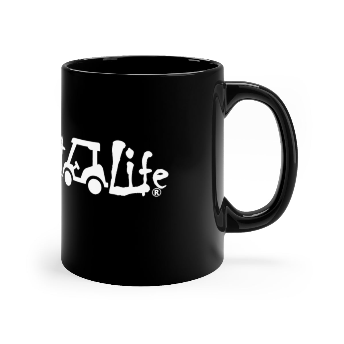 Cart Life Black Coffee Mug, 11oz