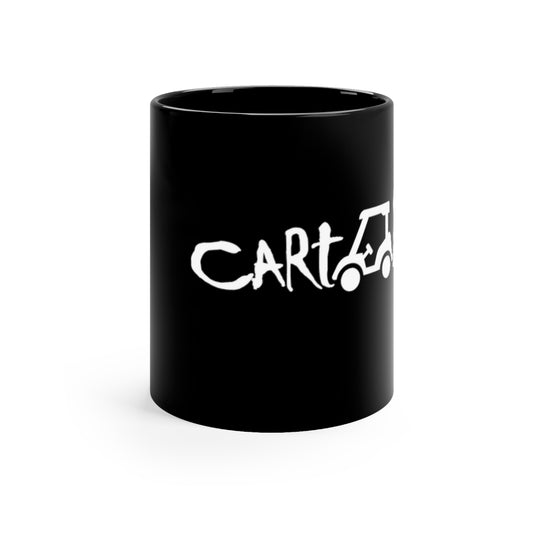 Cart Life Black Coffee Mug, 11oz
